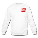 City Kiss Crewneck Sweatshirt - white