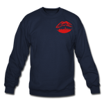 City Kiss Crewneck Sweatshirt - navy