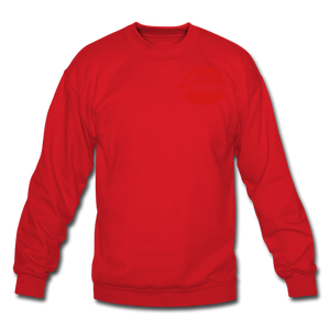 City Kiss Crewneck Sweatshirt - red