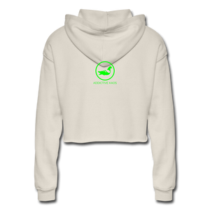 Not Delivered Women's Cropped Hoodie - dust
