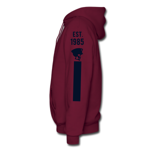 Big General Men's Hoodie - burgundy