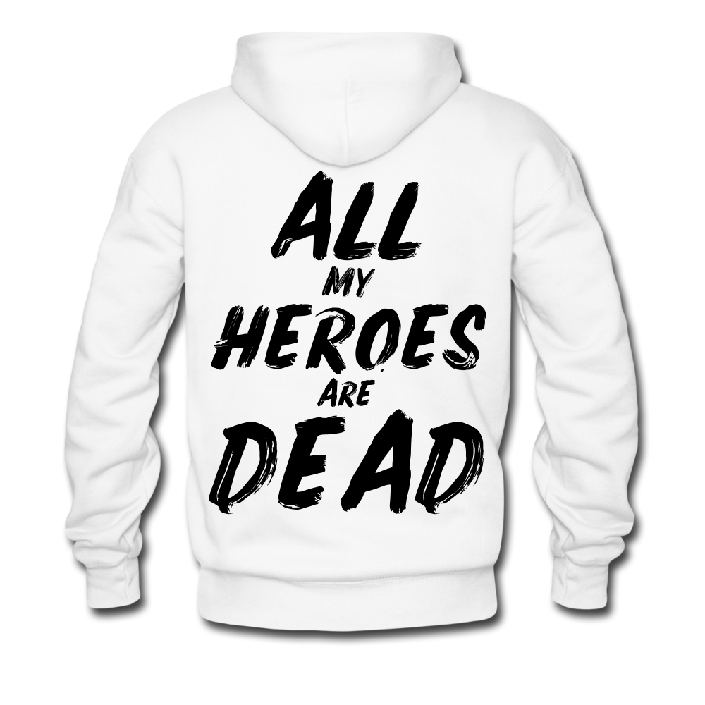 Dead Heroes Men's Hoodie - white