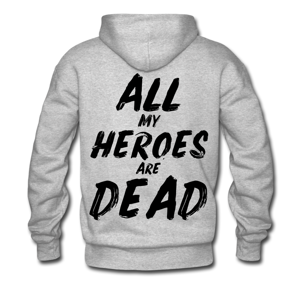 Dead Heroes Men's Hoodie - heather gray