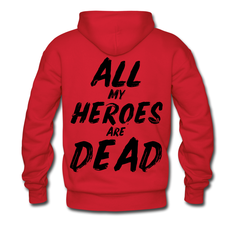 Dead Heroes Men's Hoodie - red