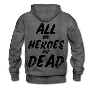 Dead Heroes Men's Hoodie - charcoal gray