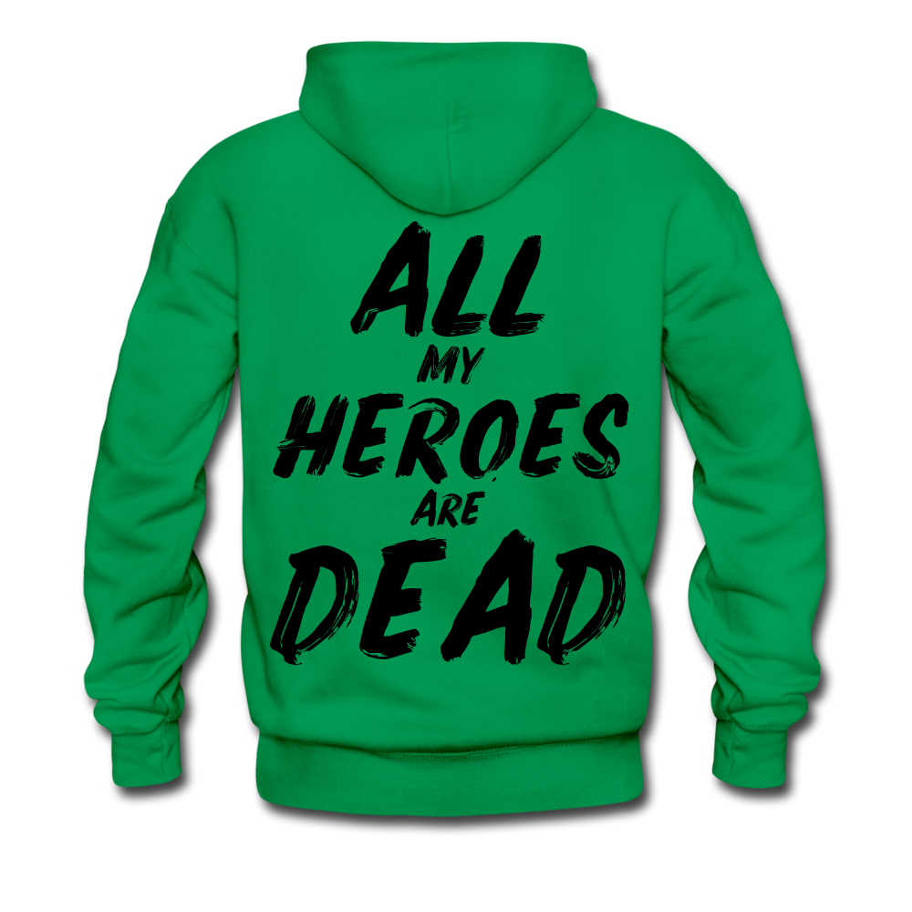 Dead Heroes Men's Hoodie - kelly green