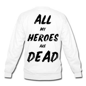 Dead Heroes Crewneck Sweatshirt - white