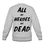Dead Heroes Crewneck Sweatshirt - heather gray