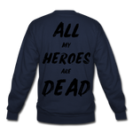 Dead Heroes Crewneck Sweatshirt - navy