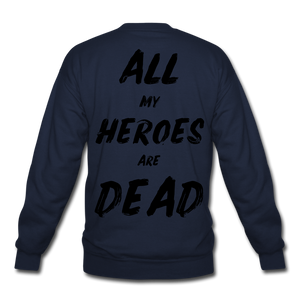 Dead Heroes Crewneck Sweatshirt - navy