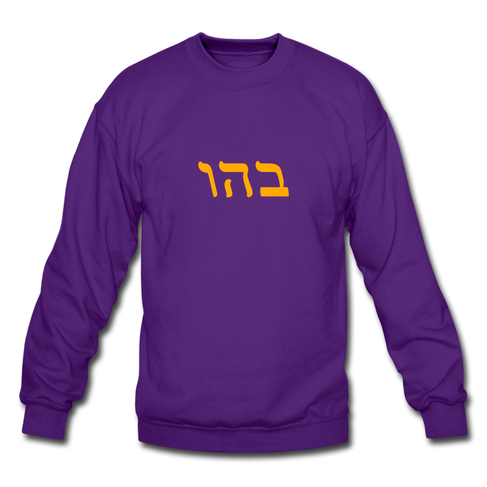 Genesis 1:2 Crewneck Sweatshirt - purple