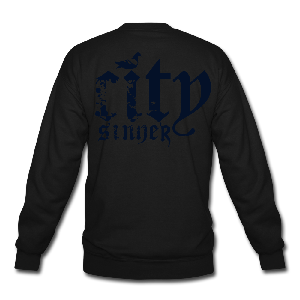 City Sinner Crewneck Sweatshirt - black