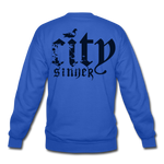 City Sinner Crewneck Sweatshirt - royal blue