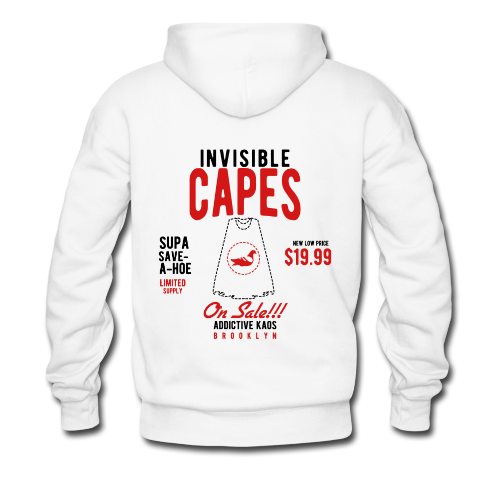 Invisible Capes Men's Hoodie - white