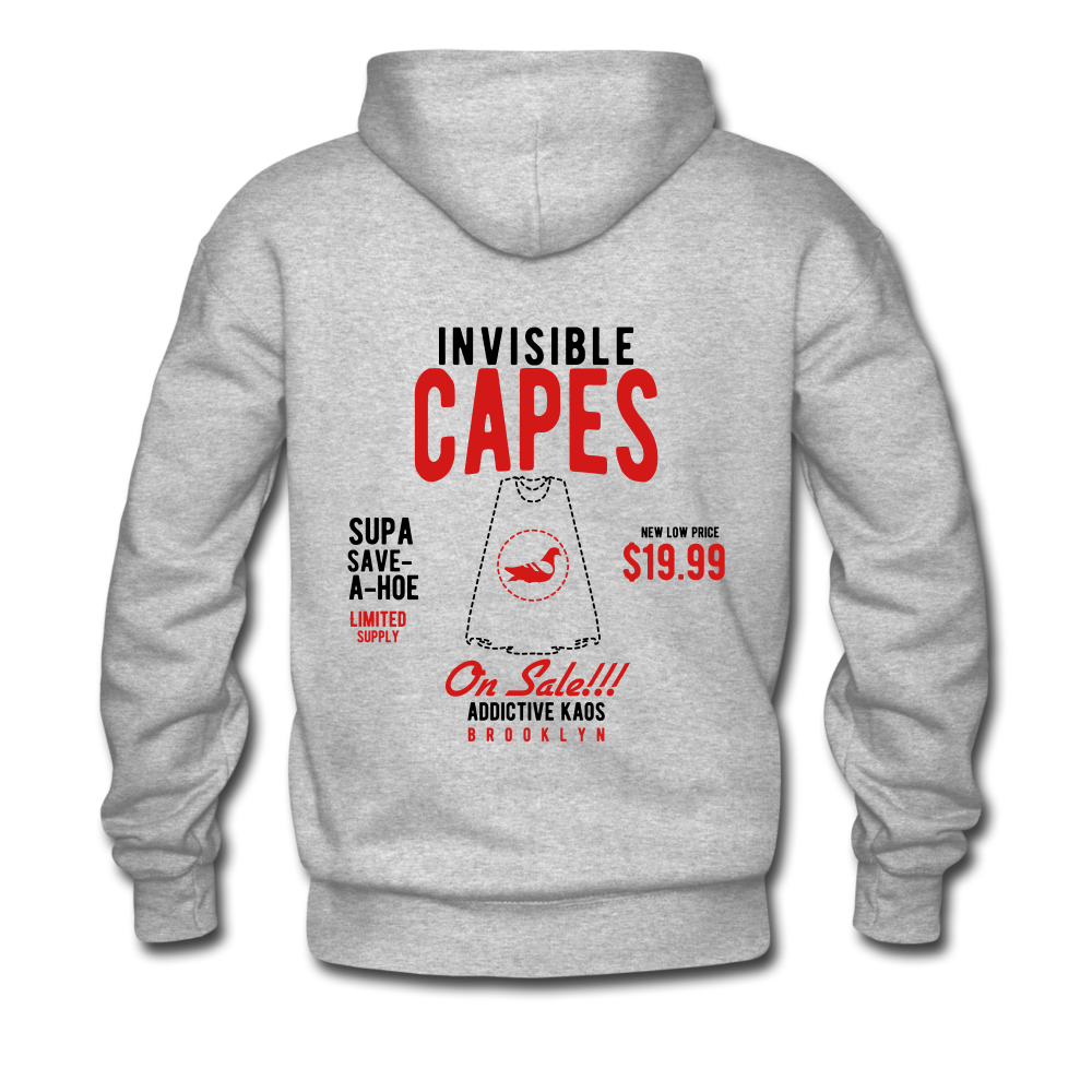 Invisible Capes Men's Hoodie - heather gray