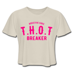THOT Breaker Academy Women's Cropped T-Shirt - dust