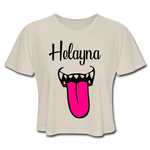 Helayna Women's Cropped T-Shirt - dust