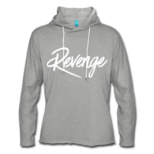 Revenge Lightweight Terry Hoodie - heather gray