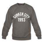 Sunken City Crewneck Sweatshirt - asphalt gray