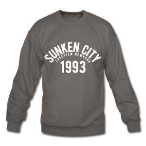 Sunken City Crewneck Sweatshirt - asphalt gray