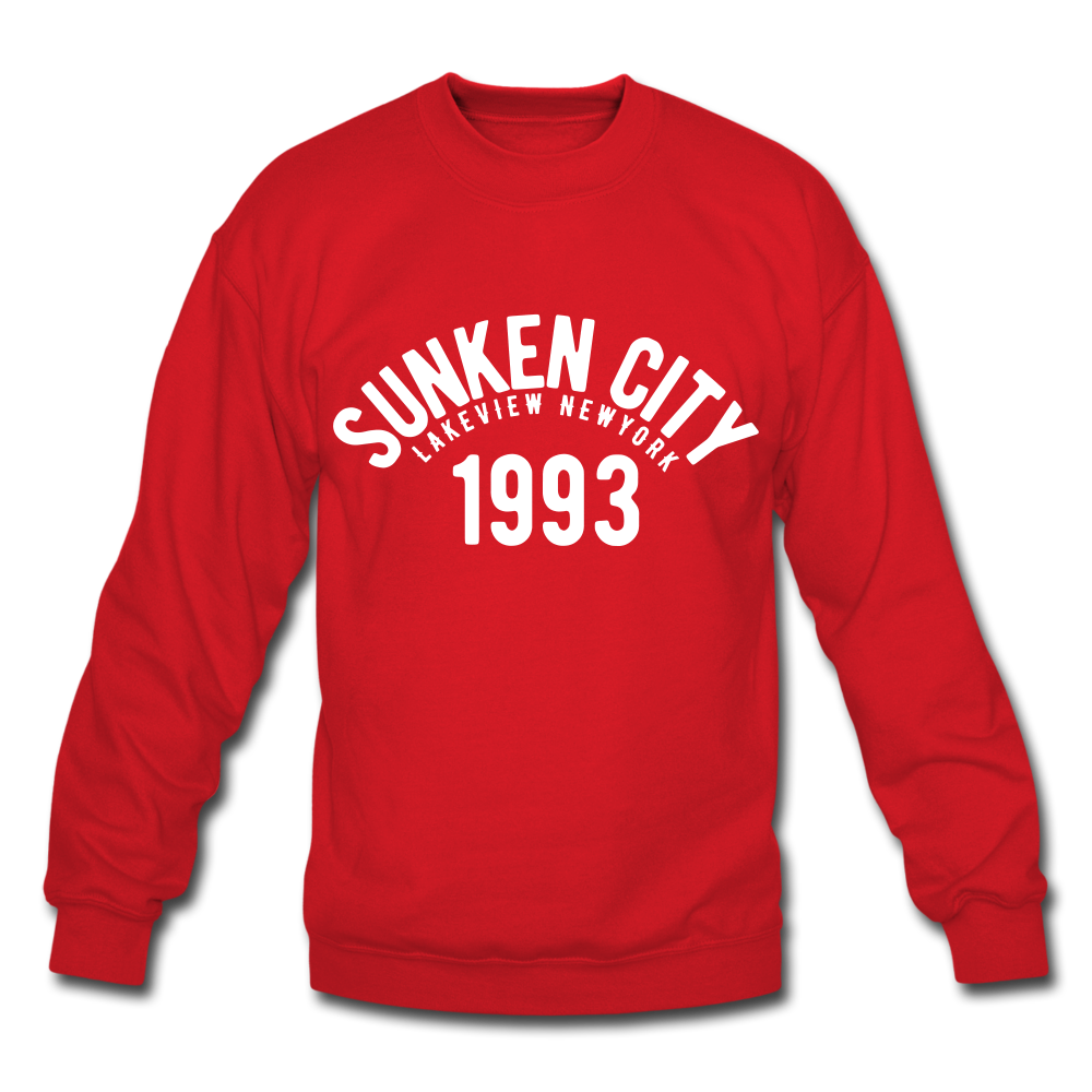 Sunken City Crewneck Sweatshirt - red
