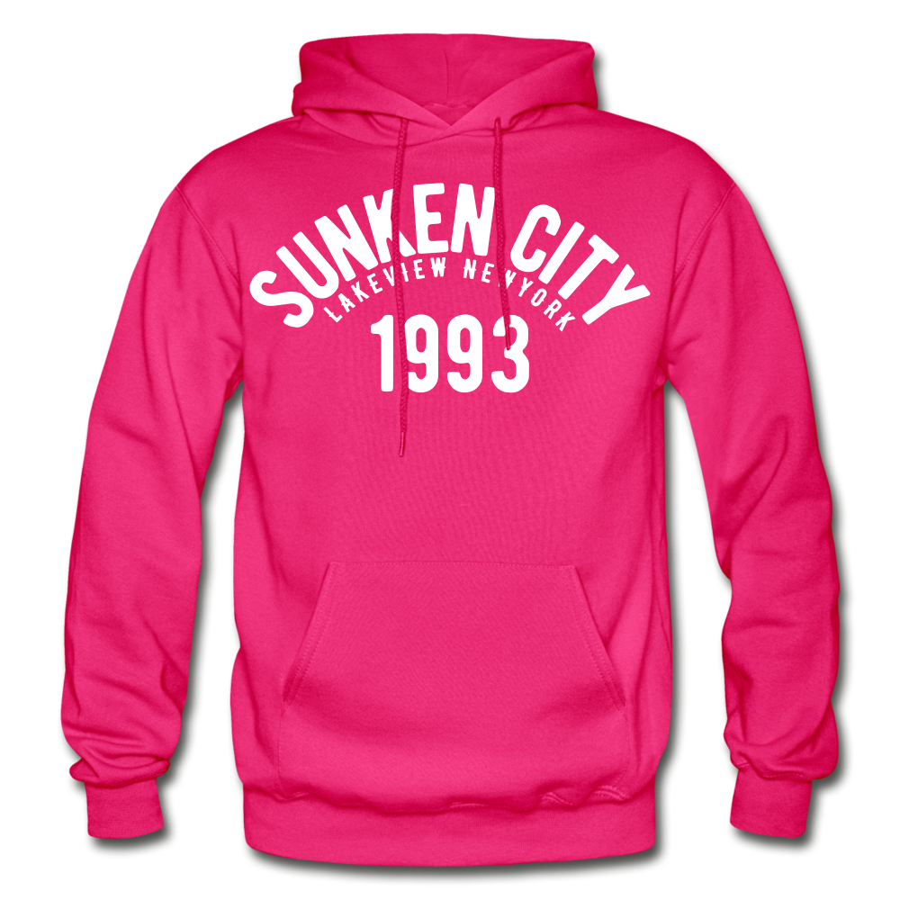 Sunken City Heavy Blend Adult Hoodie - fuchsia