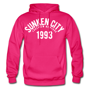 Sunken City Heavy Blend Adult Hoodie - fuchsia