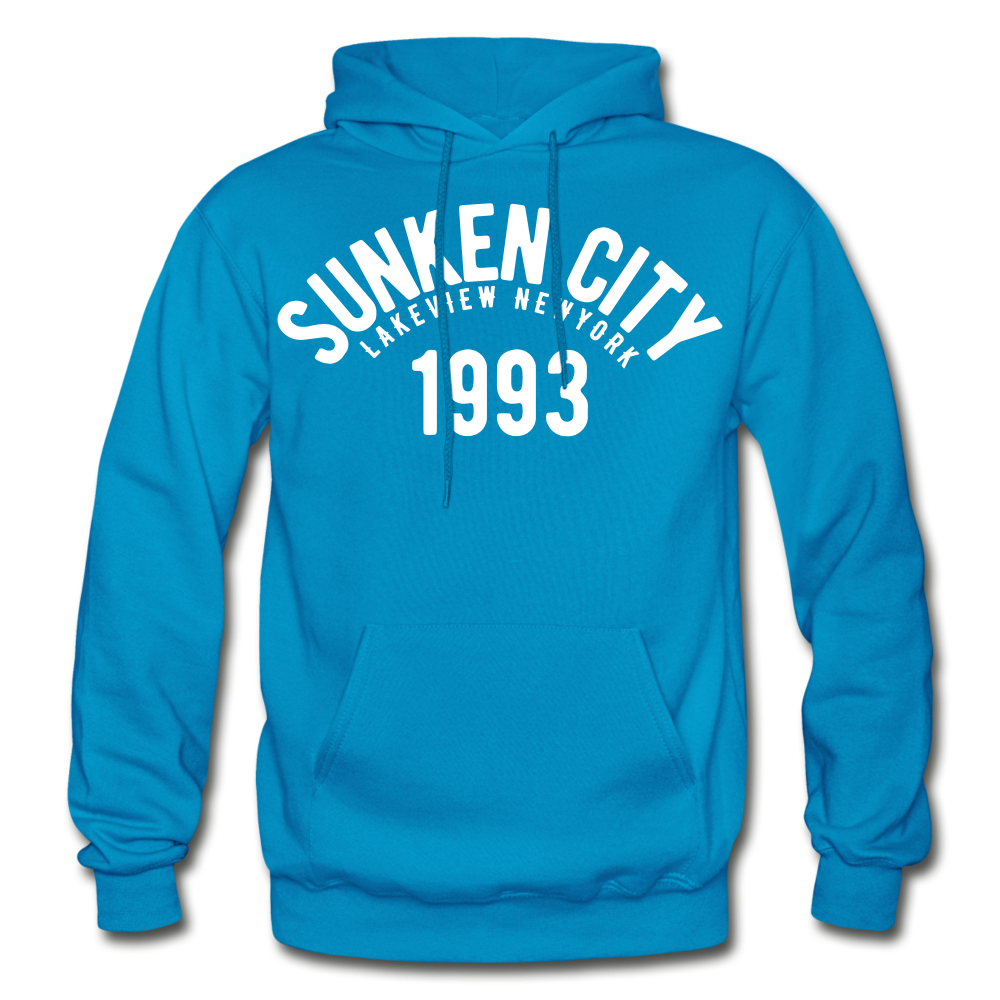Sunken City Heavy Blend Adult Hoodie - turquoise