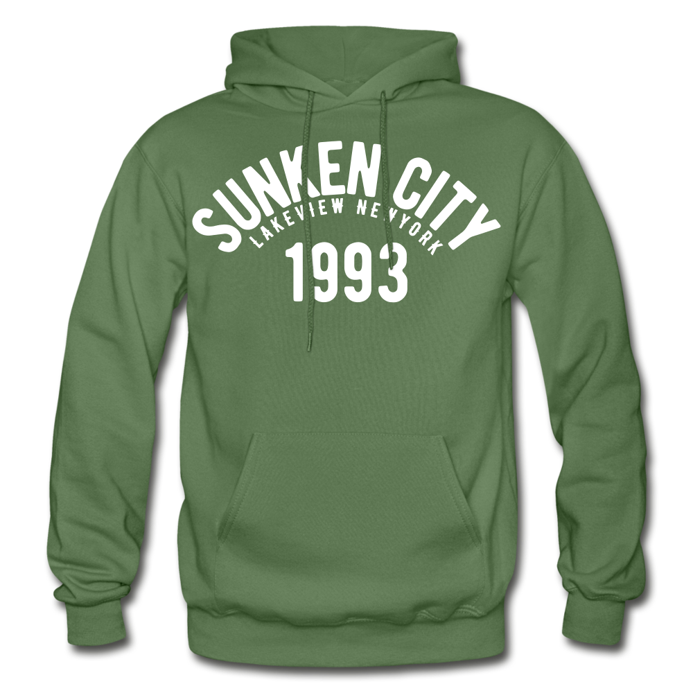 Sunken City Heavy Blend Adult Hoodie - military green