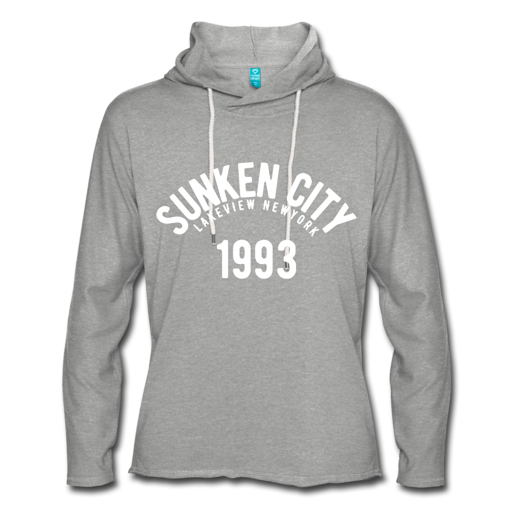 Sunken City Lightweight Terry Hoodie - heather gray