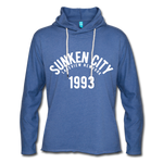 Sunken City Lightweight Terry Hoodie - heather Blue