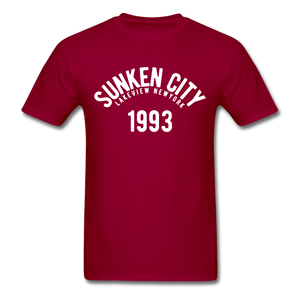 Sunken City T-Shirt - dark red