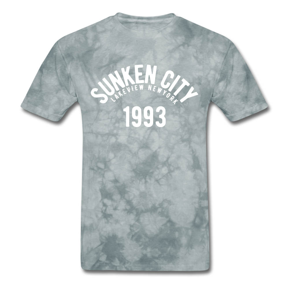 Sunken City T-Shirt - grey tie dye
