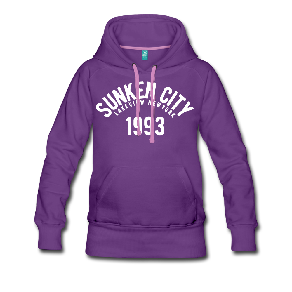 Sunken City Women’s Premium Hoodie - purple