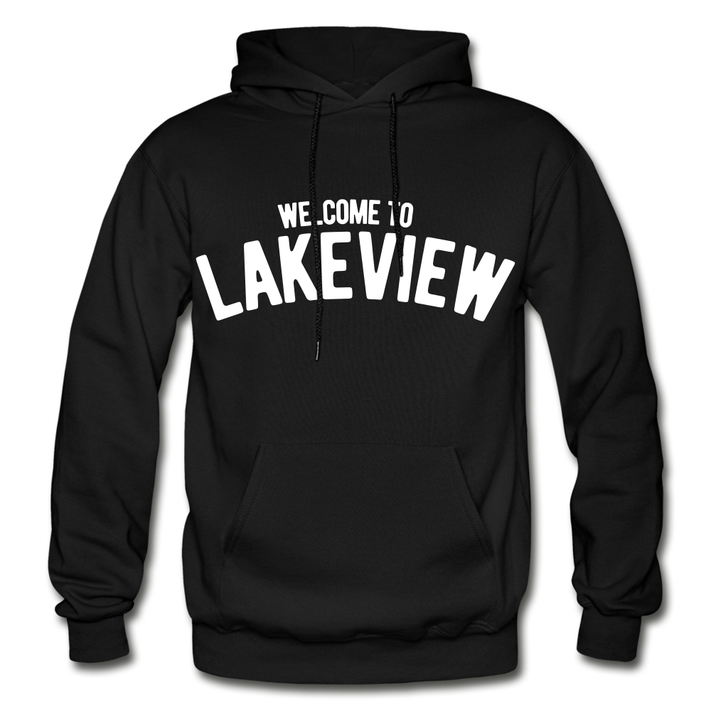 Lakeview Heavy Blend Adult Hoodie - black