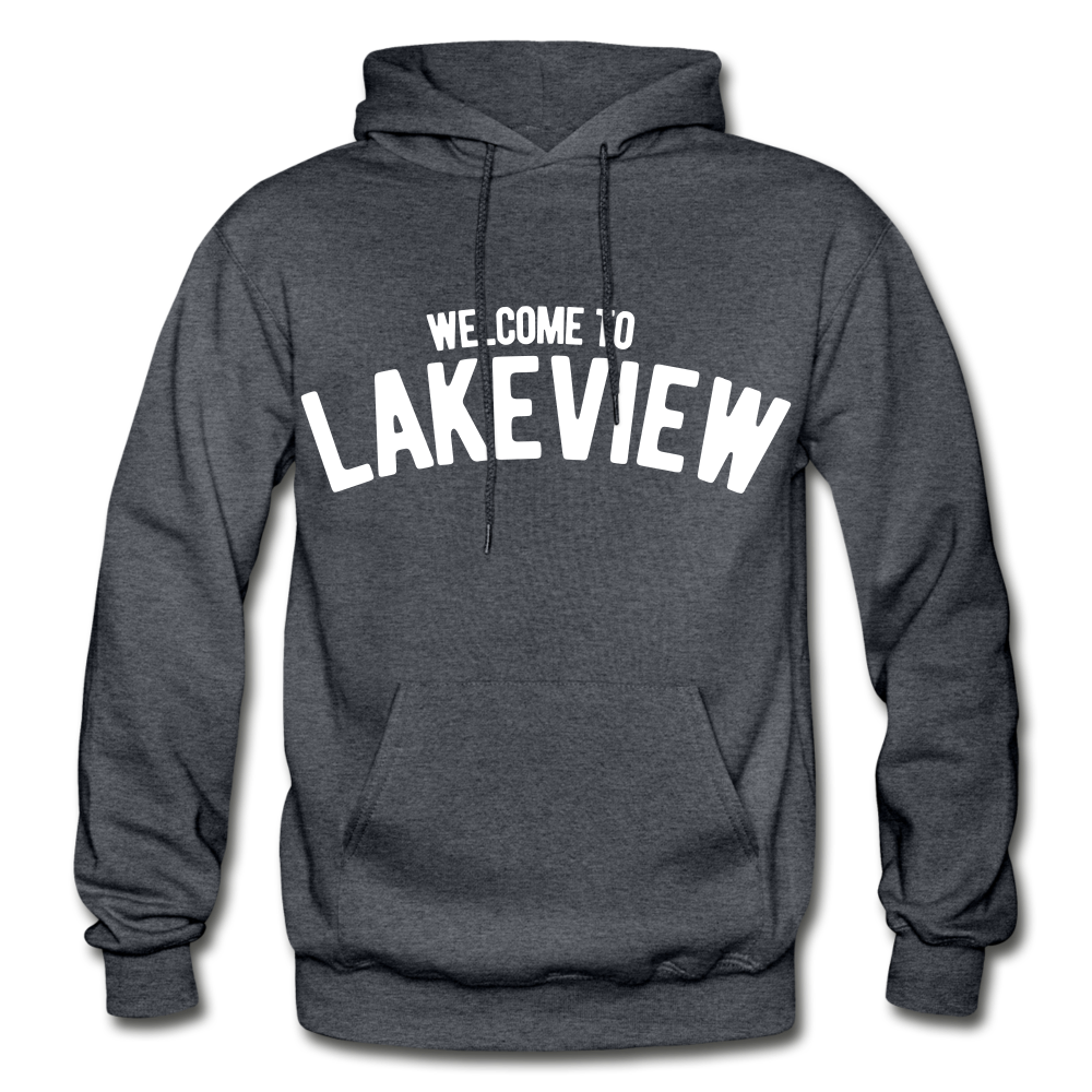 Lakeview Heavy Blend Adult Hoodie - charcoal gray