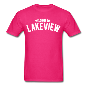 Lakeview Men's T-Shirt - fuchsia
