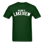 Lakeview Men's T-Shirt - forest green