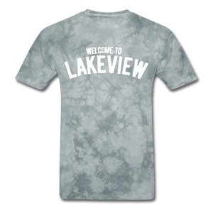 Lakeview Men's T-Shirt - grey tie dye
