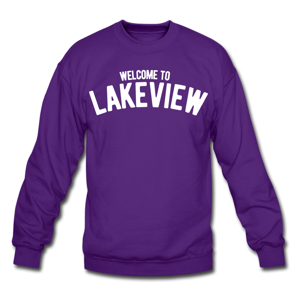 Lakeview Crewneck Sweatshirt - purple