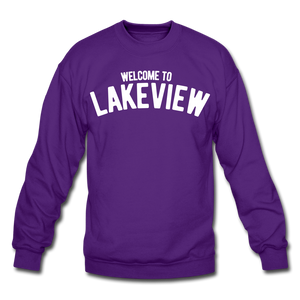 Lakeview Crewneck Sweatshirt - purple