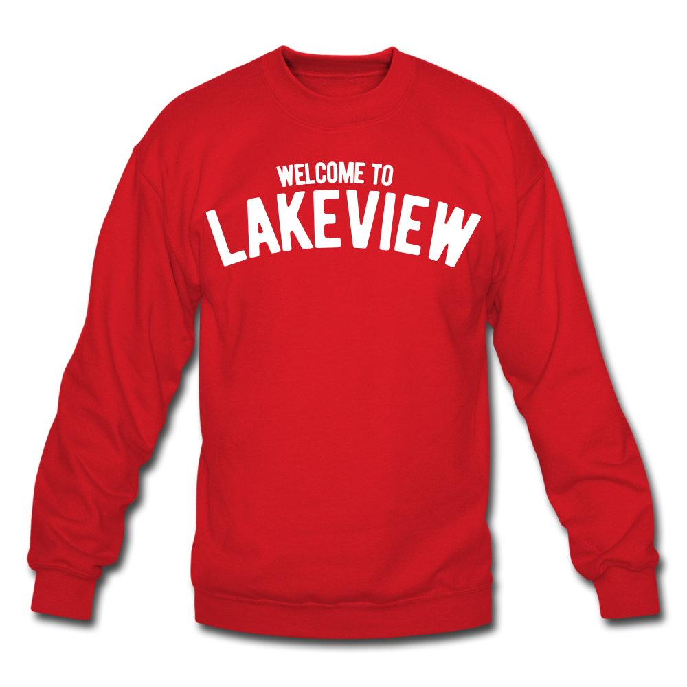 Lakeview Crewneck Sweatshirt - red