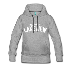 Lakeview Women’s Premium Hoodie - heather gray