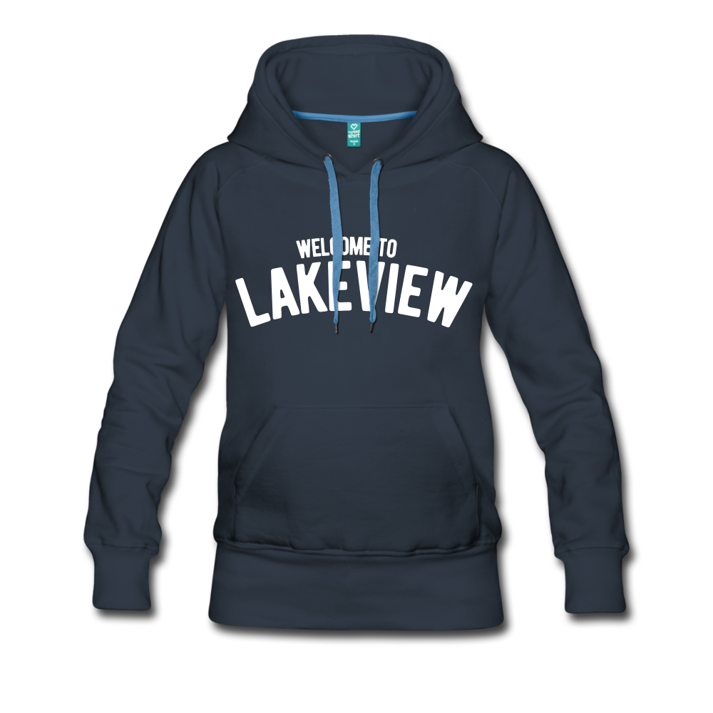 Lakeview Women’s Premium Hoodie - navy
