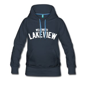 Lakeview Women’s Premium Hoodie - navy