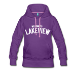 Lakeview Women’s Premium Hoodie - purple