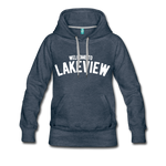 Lakeview Women’s Premium Hoodie - heather denim