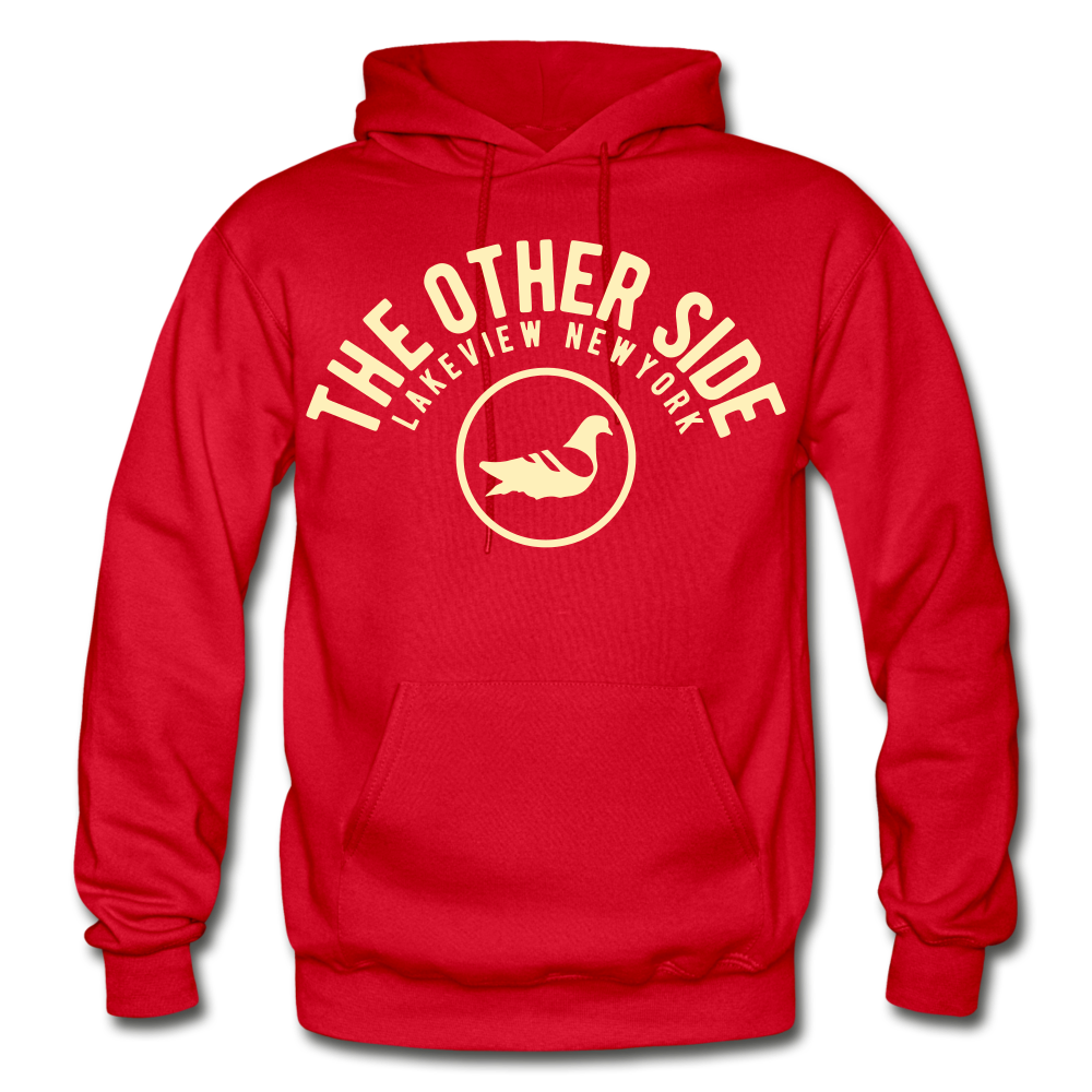 The Other Side Heavy Blend Adult Hoodie - red