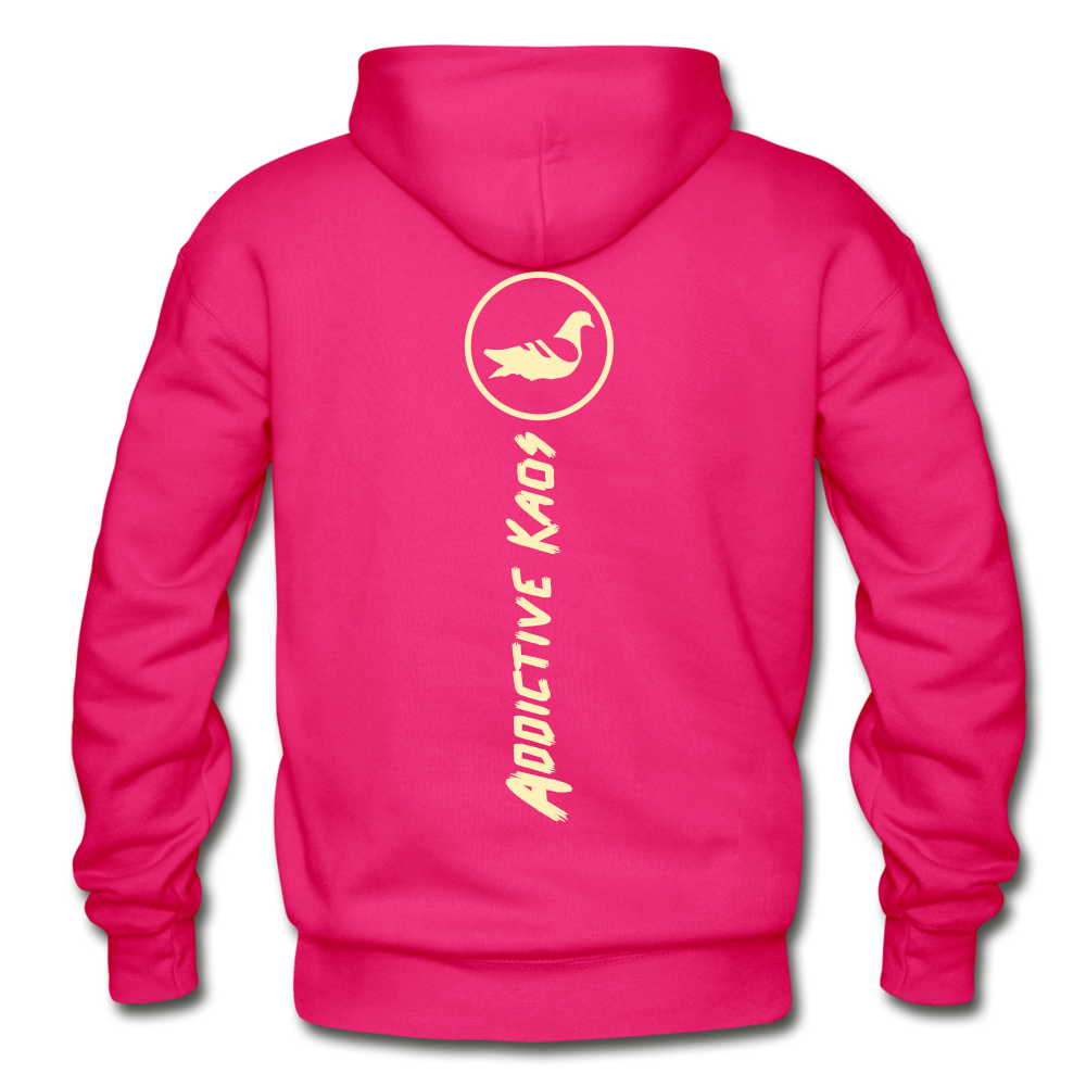 The Other Side Heavy Blend Adult Hoodie - fuchsia