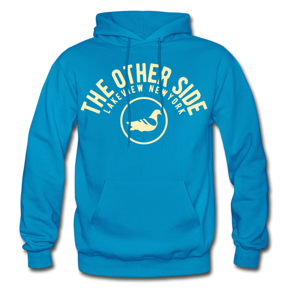 The Other Side Heavy Blend Adult Hoodie - turquoise